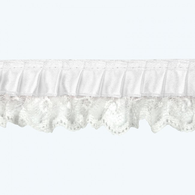 Lace Trim 1.75", 1.25", 3/4" | White